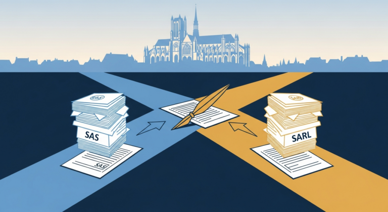 Créer une société à Angers — SAS ou SARL